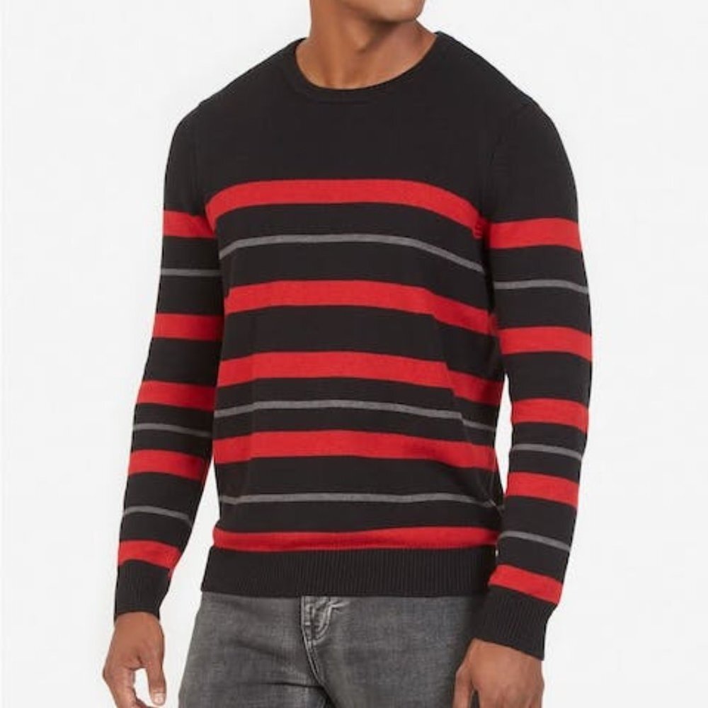 Kenneth Cole New York Mens Stripe Sweater